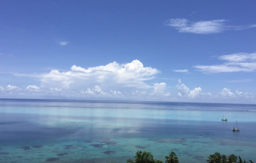 Pension à Haapiti avec vue sur lagon