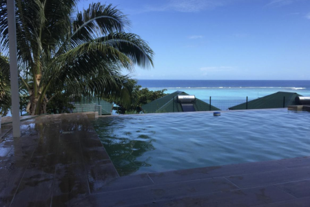 Pension à Haapiti avec vue sur lagon